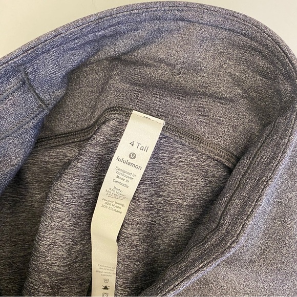 Lululemon || Speed Up Tight 31" in Heathered Black Gray 4 Tall - Picture 7 of 11